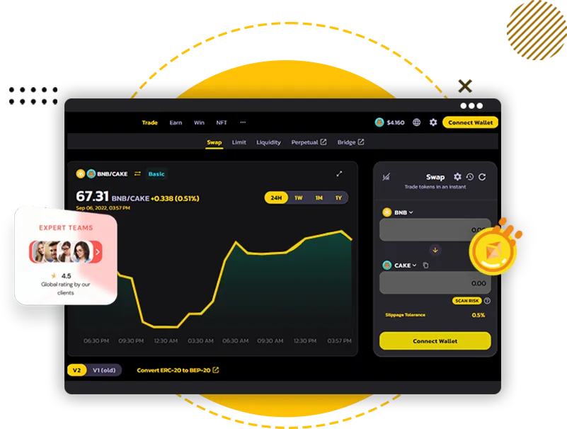 PancakeSwap Clone - To Create DEX Exchange like PancakeSwap